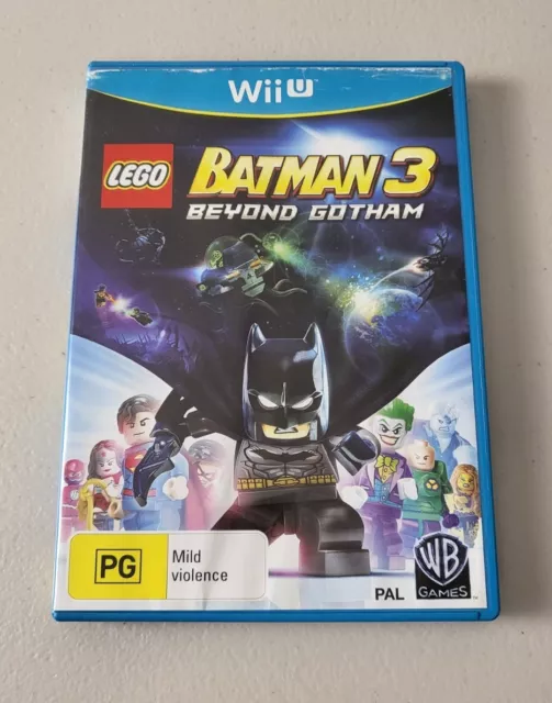 Lego Batman 3 Beyond Gotham - Nintendo Wii U Game *W/ Manual - PAL*