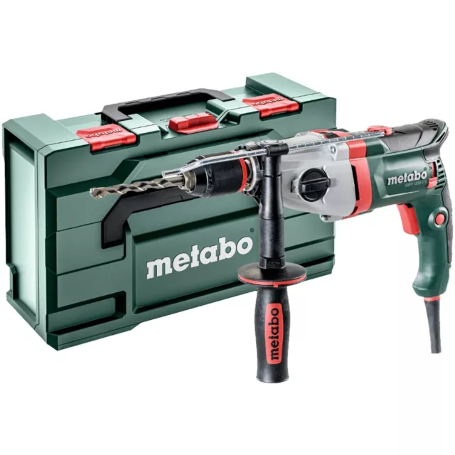 Trapano con Percussione 1300W METABO Reversibile Avvitatore Kit SBEV 1300-2