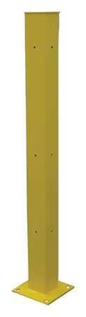 Zoro Select 21Xm01 Tubular Mounting Post,10 In X 60 In,Ylw