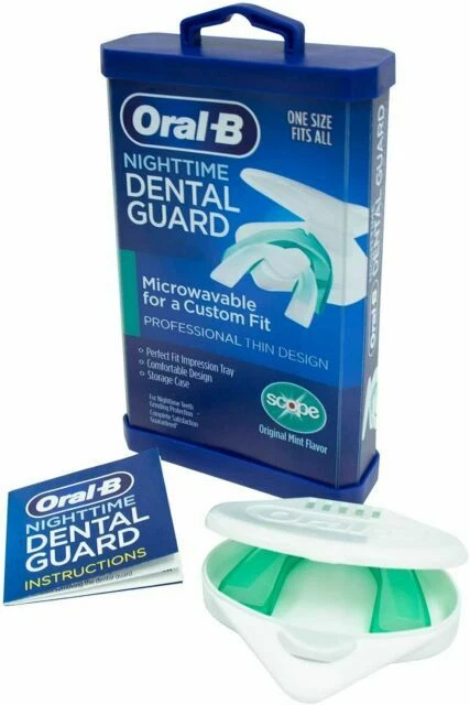 Protector dental nocturno profesional Oral-B ajuste delgado, ajuste personalizado para microondas