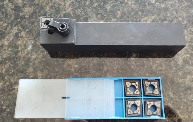 ISCAR TOOL HOLDER MWLN 16-W4 With 4 INSERTS 1" Holder