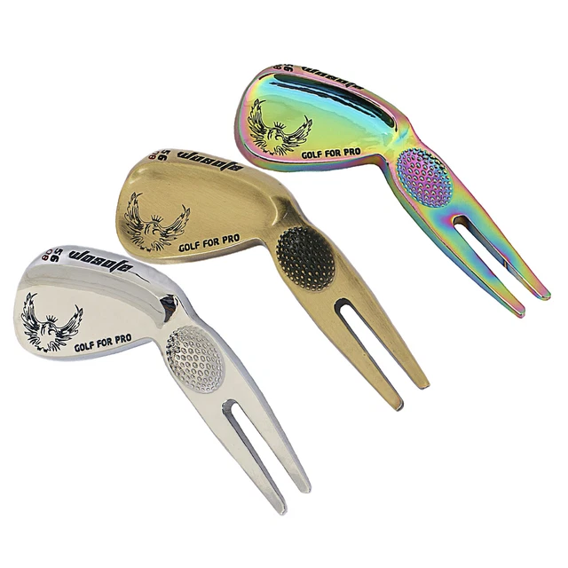 Golf Fork Putting Green Repair Tool Pitch Divot Lawn Gift Souvenir Souvenir