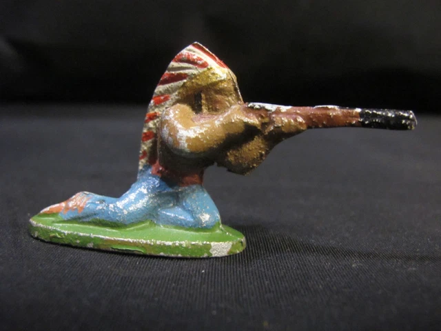 Figurine Quiralu Aludo - Soldat Tireur à Genoux, étain, Occasion