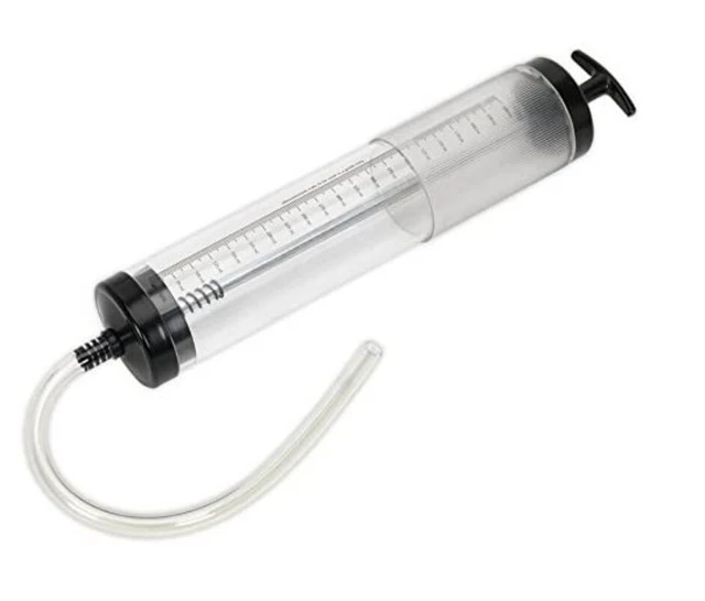 Pompa A Siringa Manuale 200ML Per Olio E Liquidi - Trasparente, Per Auto E Manutenzione - Foto 9