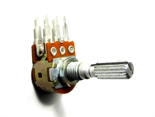 NOBLE JAPAN DUAL 50K Ohm A Log Audio Taper Pot Potentiometer