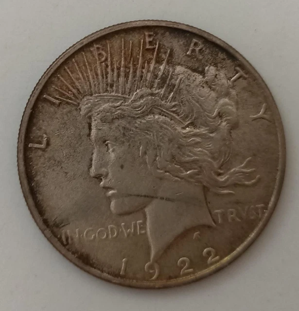 Cb- Moneta 1 Dollaro Argento Peace Stati Uniti Usa 1922 - Gtts31