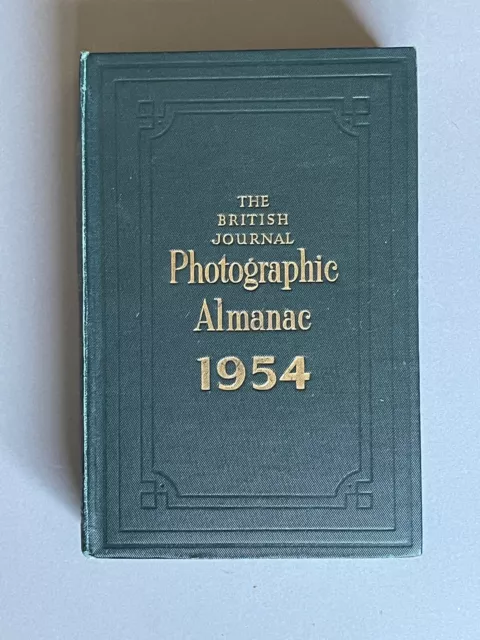 The British Journal Photographic Almanac 1954, Hardback Book