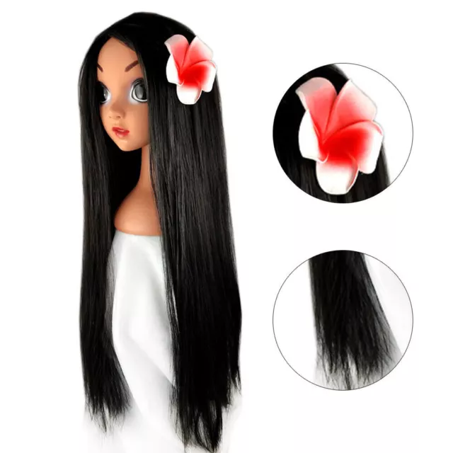 Encanto Isabela Cosplay Costume Wig Heat Resistant Synthetic Hair Kids Adult Wig