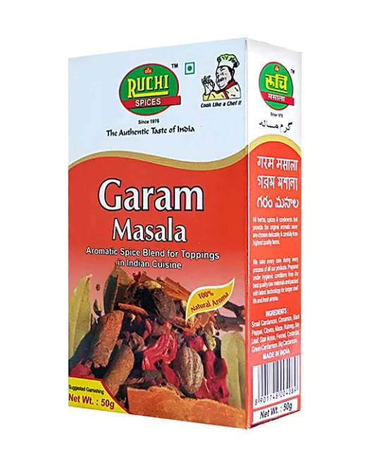 Lot Ruchi Garam Masala Mixed Spices Powder Indian Aromatic Spice Food