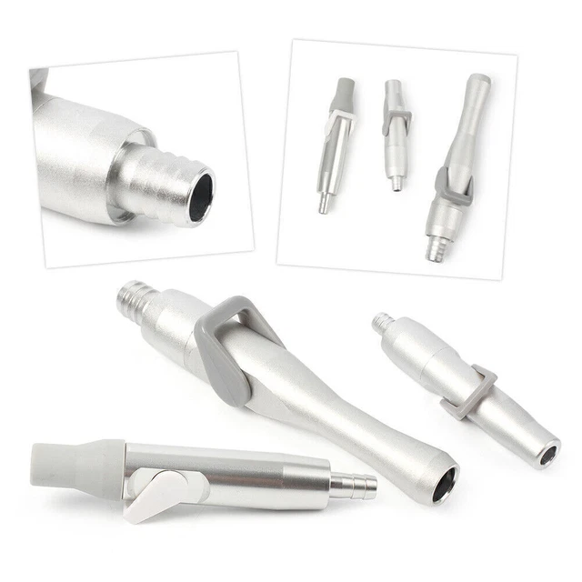 Universal Dental Saliva Ejector Suction Valves Strong/Weak /SE Swivel Adapters