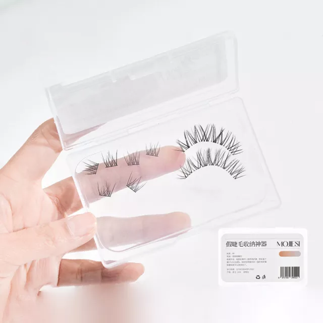 False Eyelashes Storage Case False Eyelash Container With Silicone Pad