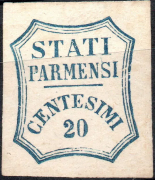 23N26 - DUCATO DI PARMA - GOVERNO PROVVISORIO - Sassone # 15 - nuovo senza gomma