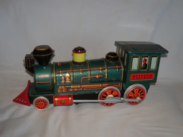 Vintage Modern Toys Tin Litho Battery Powered Toy Train