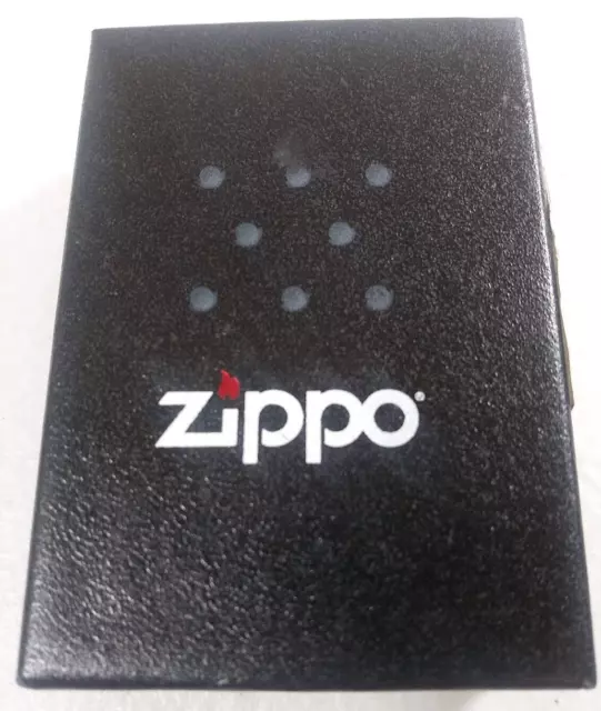 Zippo Lighter Gift Box 2x3 Black Logo Empty Lighter Display Case Collection