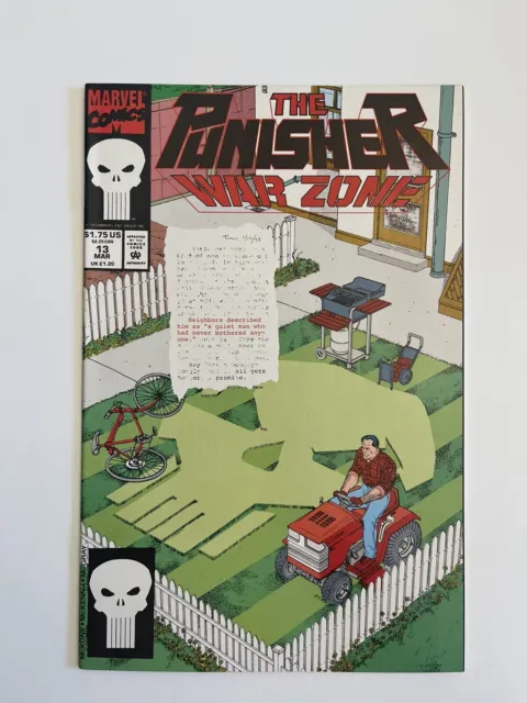 The Punisher War Zone #13 (March 1993) Marvel Comics Comic Books Happy Days