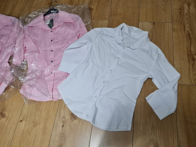 Pacchetto di vestiti per ragazza 14 anni 2 x top bianco + 2 top rosa 4x minigonna nera 6