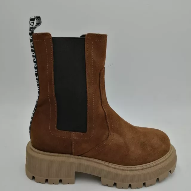 Bikkembergs - Bottines Avec Élastiques 20338 B Doux Peaux en Daim Cuir