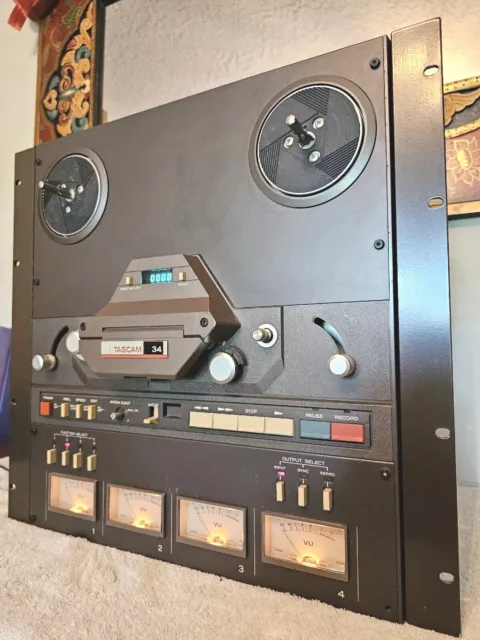 TASCAM 22-4 Reel to Reel 4 Channel Tape Recorder -- For Parts or