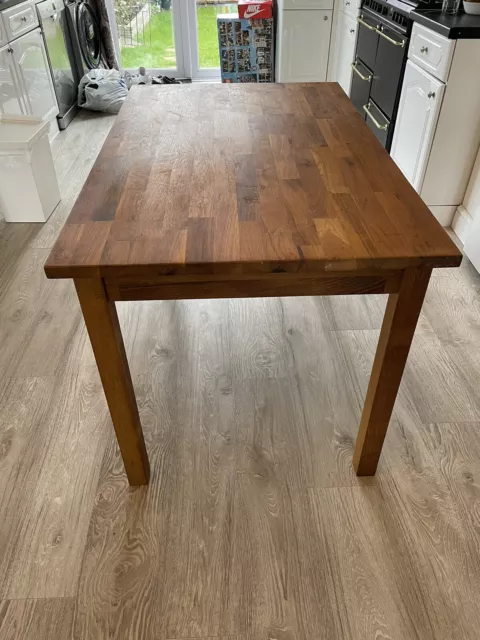 IKEA Ekensberg Solid Oak Dining Table