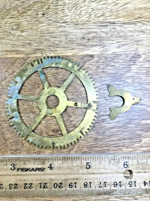 Old Seth Thomas 8 Day Clock Count Wheel (K1848) 2
