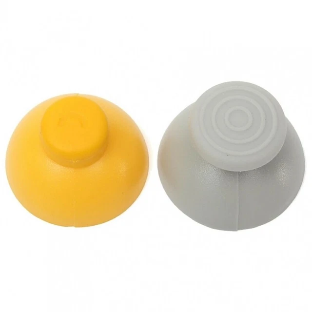Kit Joystick Gris Et Jaune Pour Manette Nintendo GameCube - Neuf Sous Emballage