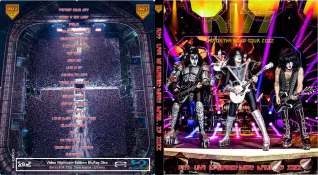 Kiss Live At Buenos Aires Argentina 2022  Blu-Ray