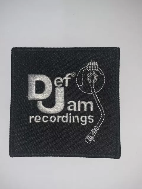 Def Jam Recordings Patch - Classic old school hip hop record label beastie boys
