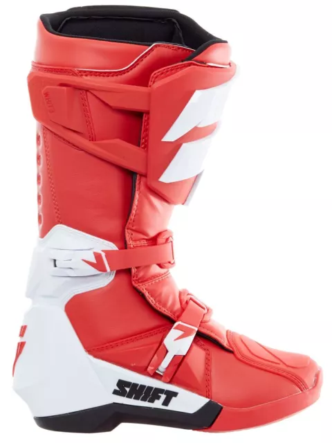 Shift Red 2018 Whit3 Label MX Stiefel - UK 12 3