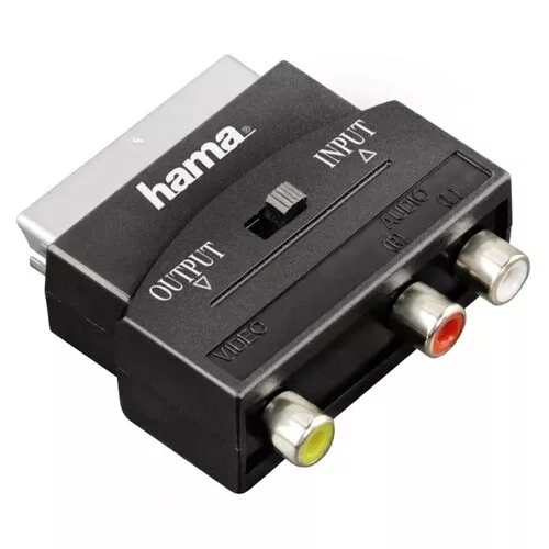 Hama 75122239 Adapter Scart - 3RCA IN/OUT 100177