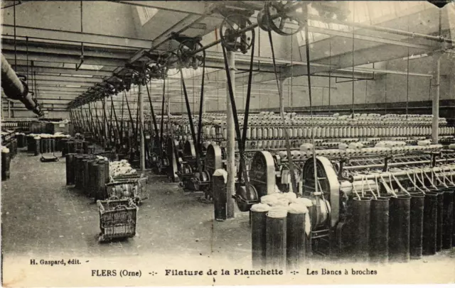 CPA Flers Orne - Spinning of the Planchette Les Blancs with brooches (800404)