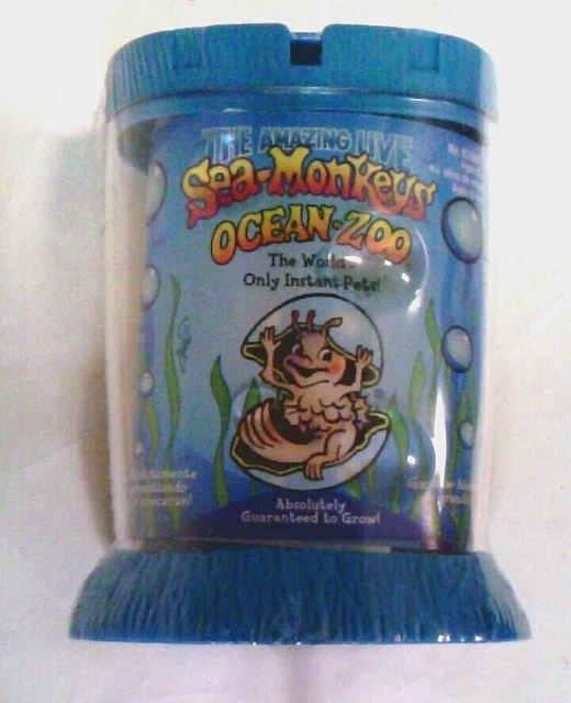 The Amazing Live~Sea Monkeys~Ocean Zoo~Just Add Water~New/Sealed~Blue