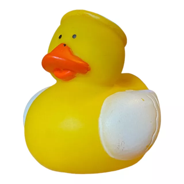 Mountain Man Treasure Rubber Reseller Duck - Angel Duck With Wings Halo