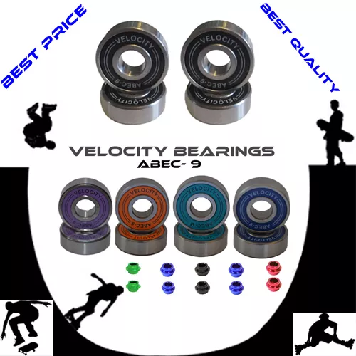 Pro Abec 9 608 2rs Wheel bearings Skateboard scooter Quad inline Roller skate 11