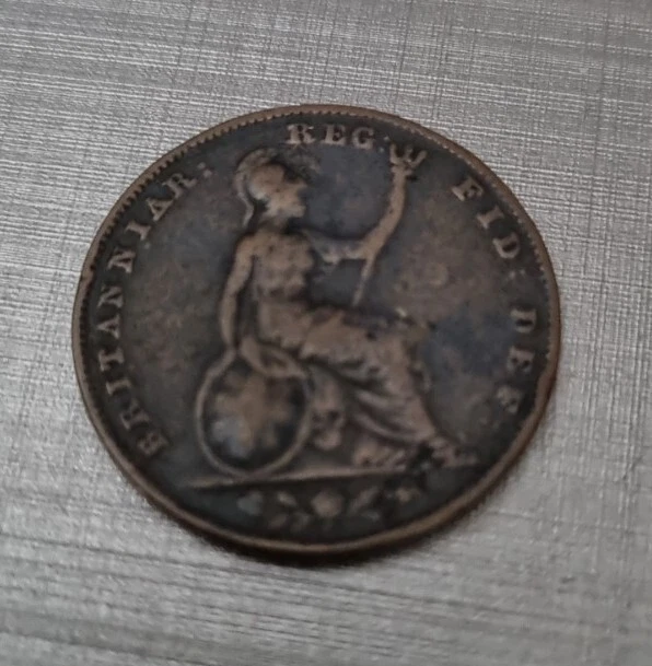 Gb-1857 - Penny  Copper Coin - One Penny Coin - Queen Victoria
