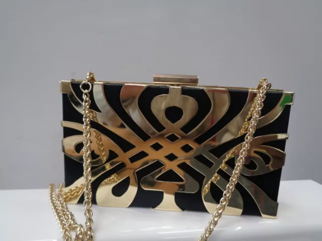 BIBA LOGO BOX CLUTCH BAG Ref BAG417