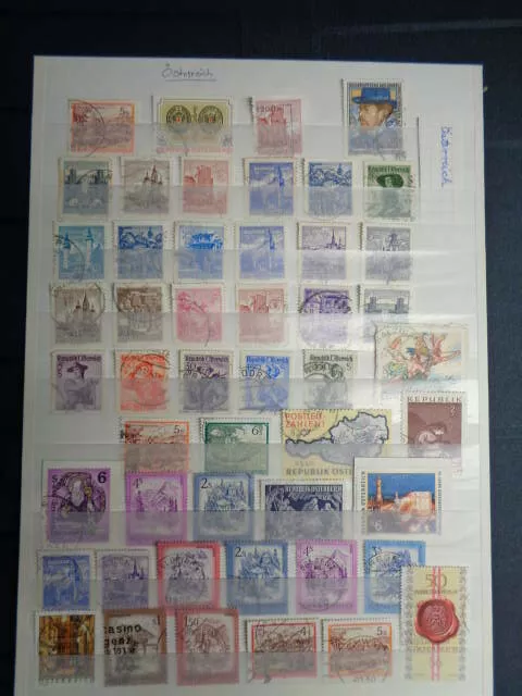 Briefmarken Austria, Österreich  ca 68 Stk. 2