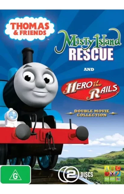 Thomas Rescue Rails Dvd THOMAS & FRIENDS-MISTY Island Rescue / Hero of The Rails (DVD 2010) ABC ...