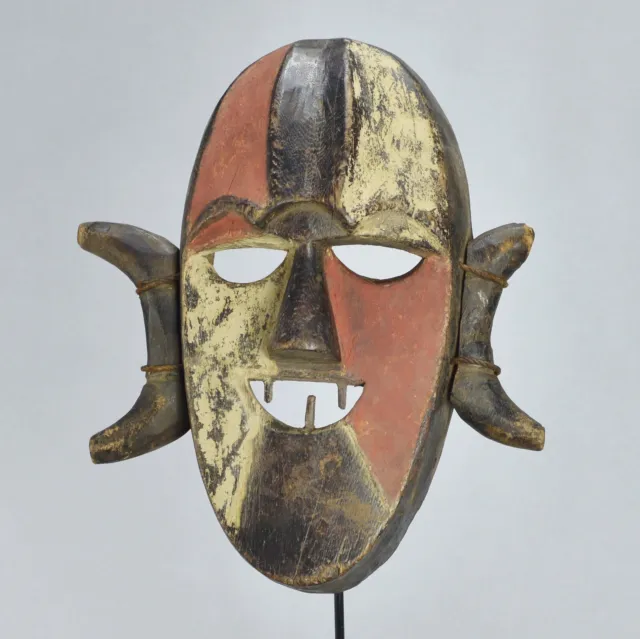 BOA Pongdudu Warrior Mask Congo Drc African Tribal Art 1684