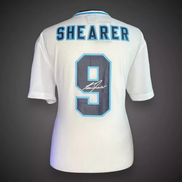 Alan Shearer Signed England Euro 96 Shirt £149