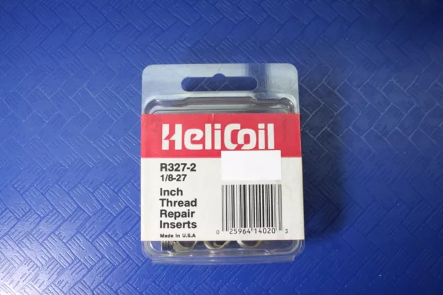 Helicoil 1/8"-27 #R327-2 Helicoil Insert 304SS 1/8-27 Package of 12 R327-2 #228