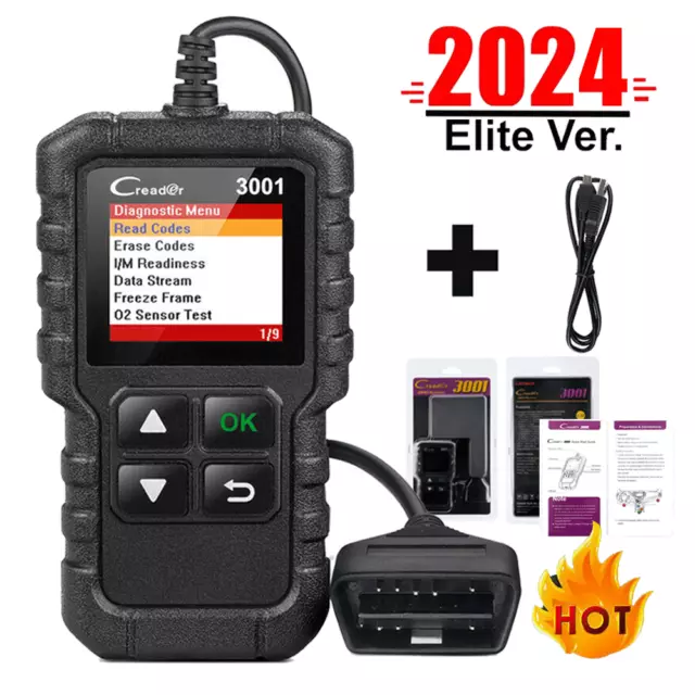 2024 LAUNCH CR3001 Profi KFZ OBD2 Diagnosegerät Auto Scanner Fehler Auslesegerät