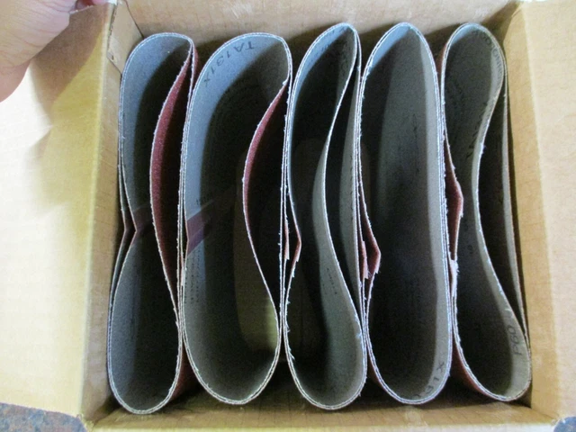 10 NEW Virginia Abrasives 018-81960 8 x 19 in. 60 Grit Cloth Floor Sanding Belt
