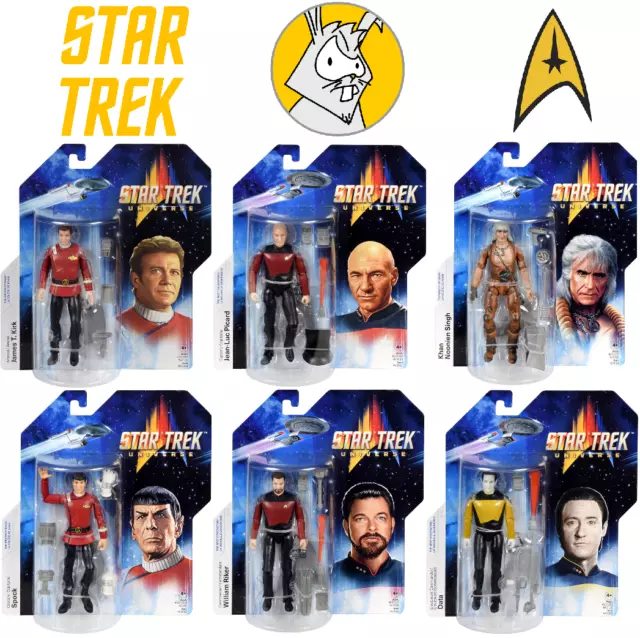 Figure Star Trek Universe - Scegli e scegli - giocattoli compagni di gioco 5 pollici