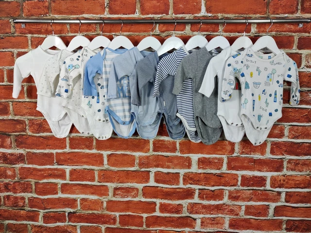 Baby Boys Bundle Age 0-3 Month Next H&M Gap Etc Bodysuit Vest Long Sleeve 62Cm
