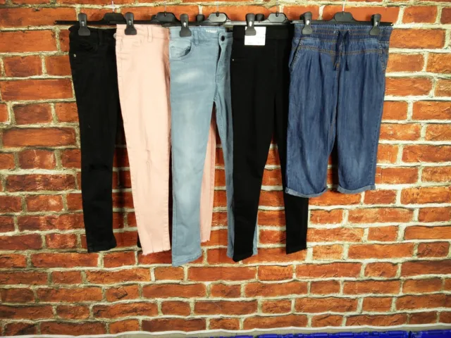 Girls Bundle Age 8-9 Years Next George Primark Trouser Set Jegging Jeans 134Cm