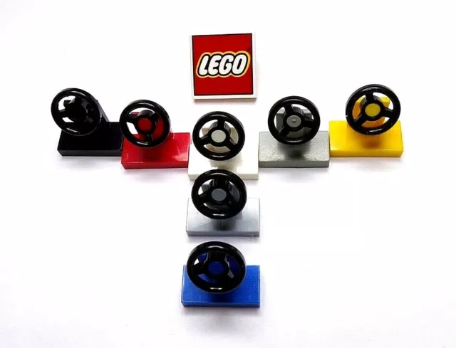 Lego 3829 Small Steering Wheel (x1) Various colours - Free P&P