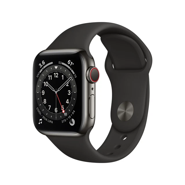 B2 APPLE Watch Series 6 (GPS + Cellular) 40mm Smartwatch Edelstahl