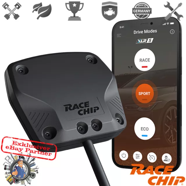 RaceChip XLR5+ App Gaspedaltuning für Ford Ranger (T9) Raptor 3.0 EcoBoost 292PS