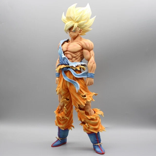 Action Figure Dragon Ball Z Goku Super Sayan 43cm STATUA DA COLLEZIONE Anime