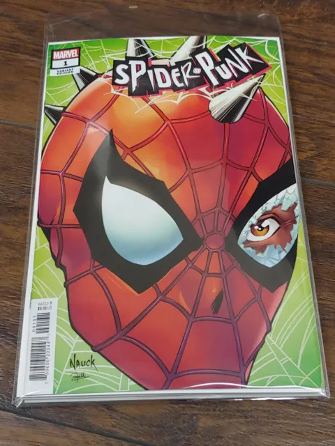Spider-Punk # 1 🎸 Todd Nauck Headshot Variant Cover 🔥 Marvel Comics 2022 NM